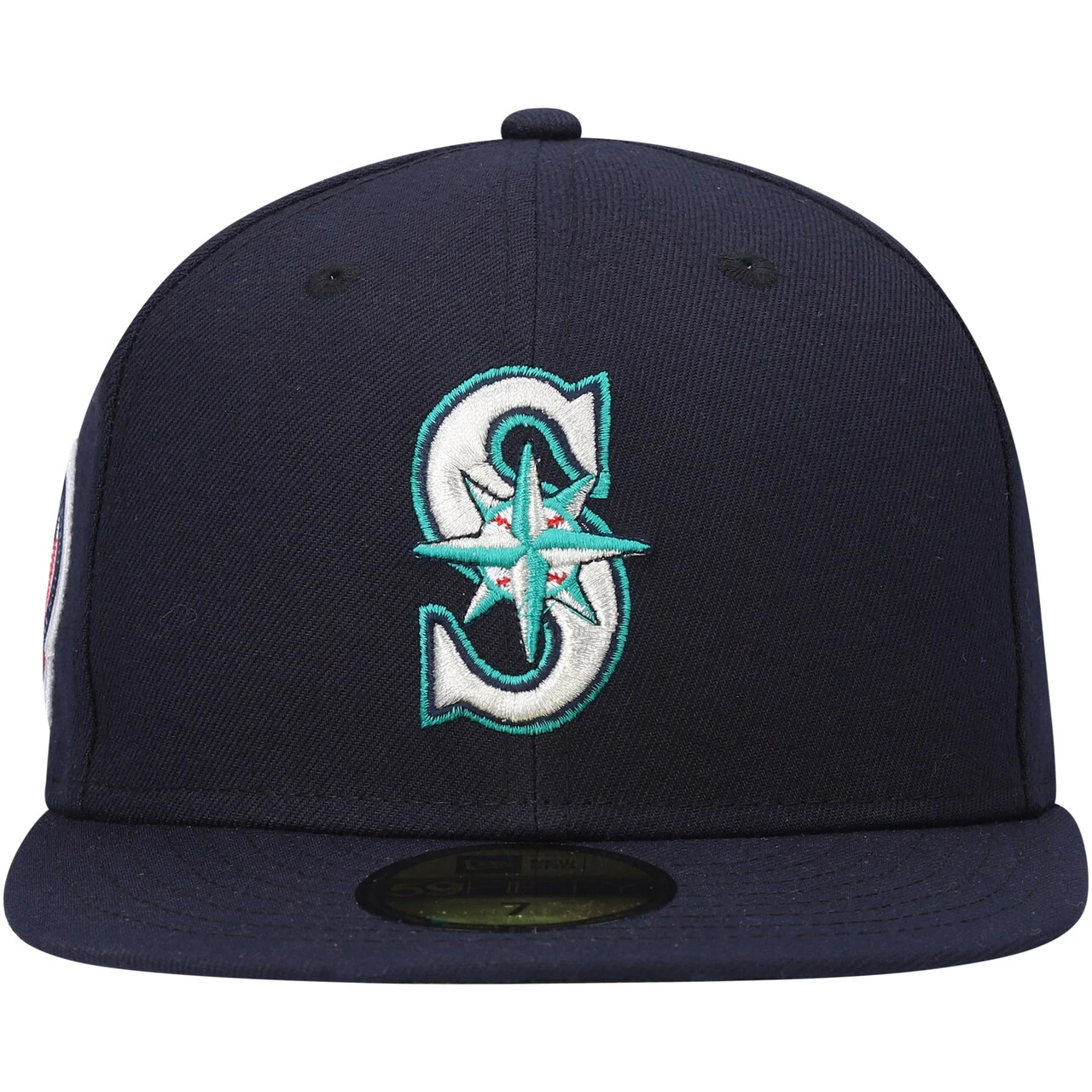 Men's Seattle Mariners New Era Navy 9/11 Memorial Side Patch 59FIFTY Fitted Hat 2 Men's Seattle Mariners New Era Navy 9/11 Memorial Side Patch 59FIFTY Fitted Hat - Image 2