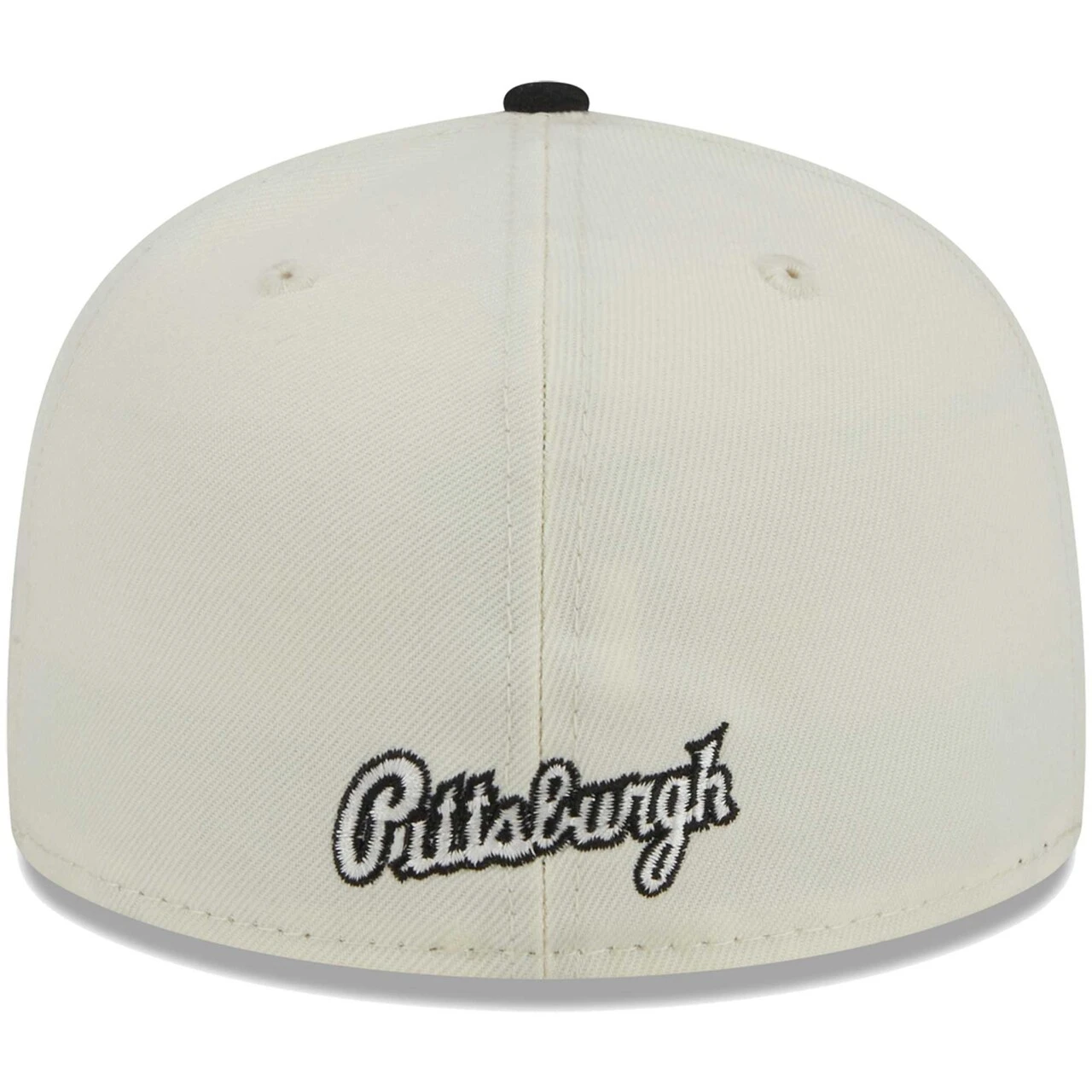 Men's Pittsburgh Pirates New Era Stone/Black Chrome 59FIFTY Fitted Hat 4 Men's Pittsburgh Pirates New Era Stone/Black Chrome 59FIFTY Fitted Hat - Image 4
