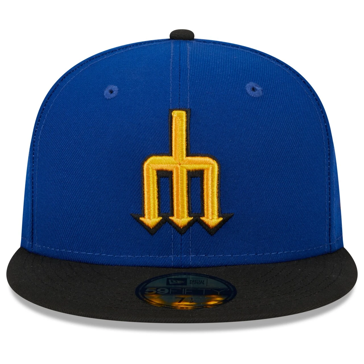 Men's Seattle Mariners New Era Royal/Black 2023 City Connect 59FIFTY Fitted Hat 2 Men's Seattle Mariners New Era Royal/Black 2023 City Connect 59FIFTY Fitted Hat - Image 2