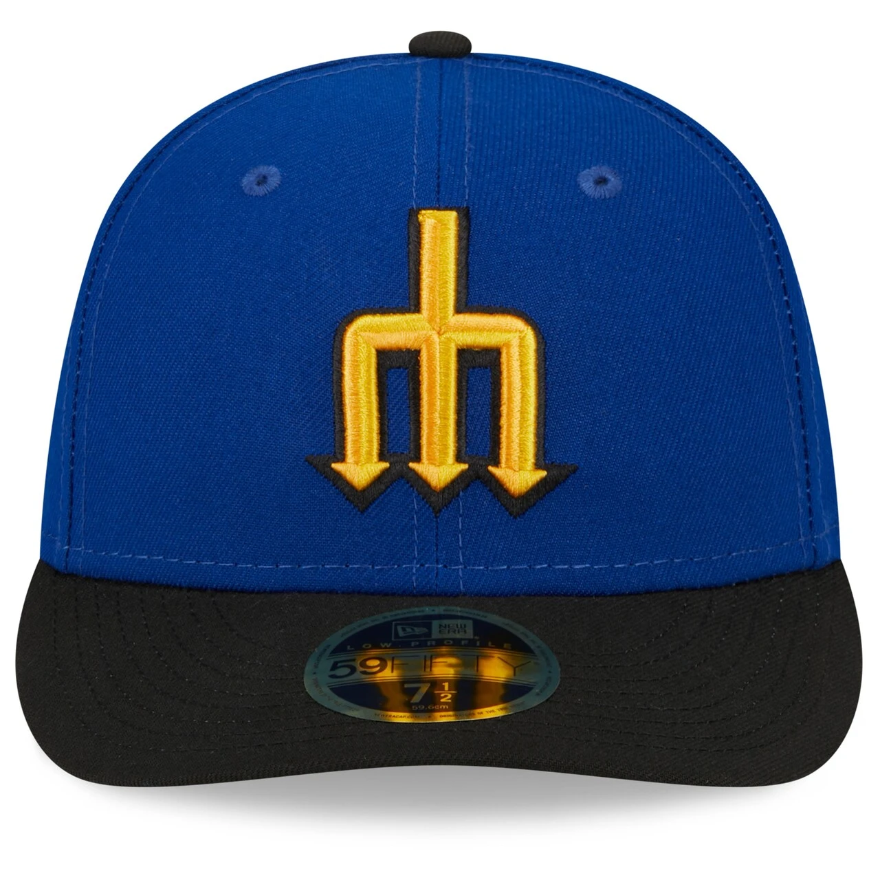 Men's Seattle Mariners New Era Royal/Black 2023 City Connect Low Profile 59FIFTY Fitted Hat 2 Men's Seattle Mariners New Era Royal/Black 2023 City Connect Low Profile 59FIFTY Fitted Hat - Image 2