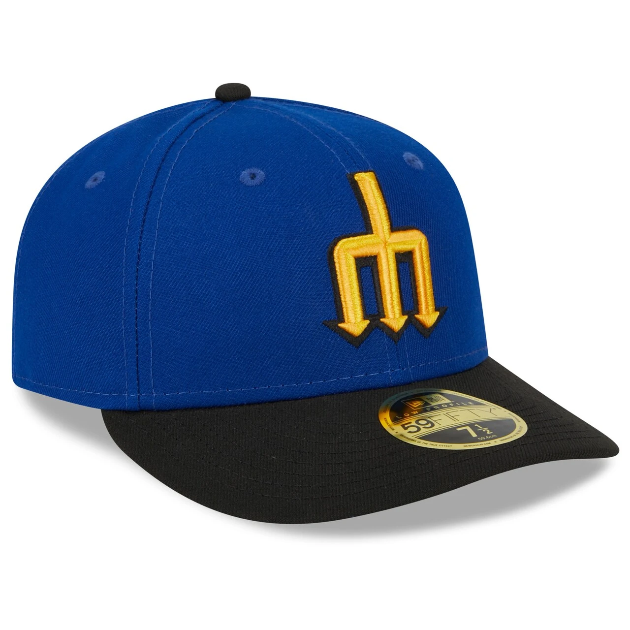 Men's Seattle Mariners New Era Royal/Black 2023 City Connect Low Profile 59FIFTY Fitted Hat 3 Men's Seattle Mariners New Era Royal/Black 2023 City Connect Low Profile 59FIFTY Fitted Hat - Image 3