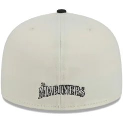 Men's Seattle Mariners New Era Stone/Black Chrome 59FIFTY Fitted Hat -BaseballCap Hub Store black seattle mariners chrome 59fifty fitted hat ss5 p 200013226pv 4u 9jq2hifpk2ys4spdo8qfv ggs8r5v0swdyrztg5f4x