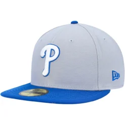 Men's Philadelphia Phillies New Era Gray/Blue Dolphin 59FIFTY Fitted Hat -BaseballCap Hub Store blue philadelphia phillies dolphin 59fifty fitted hat ss5 p 200000349pv 3u plzxppqb0qmehjwgdvi4v p5ng5elqku1p9503hz3k