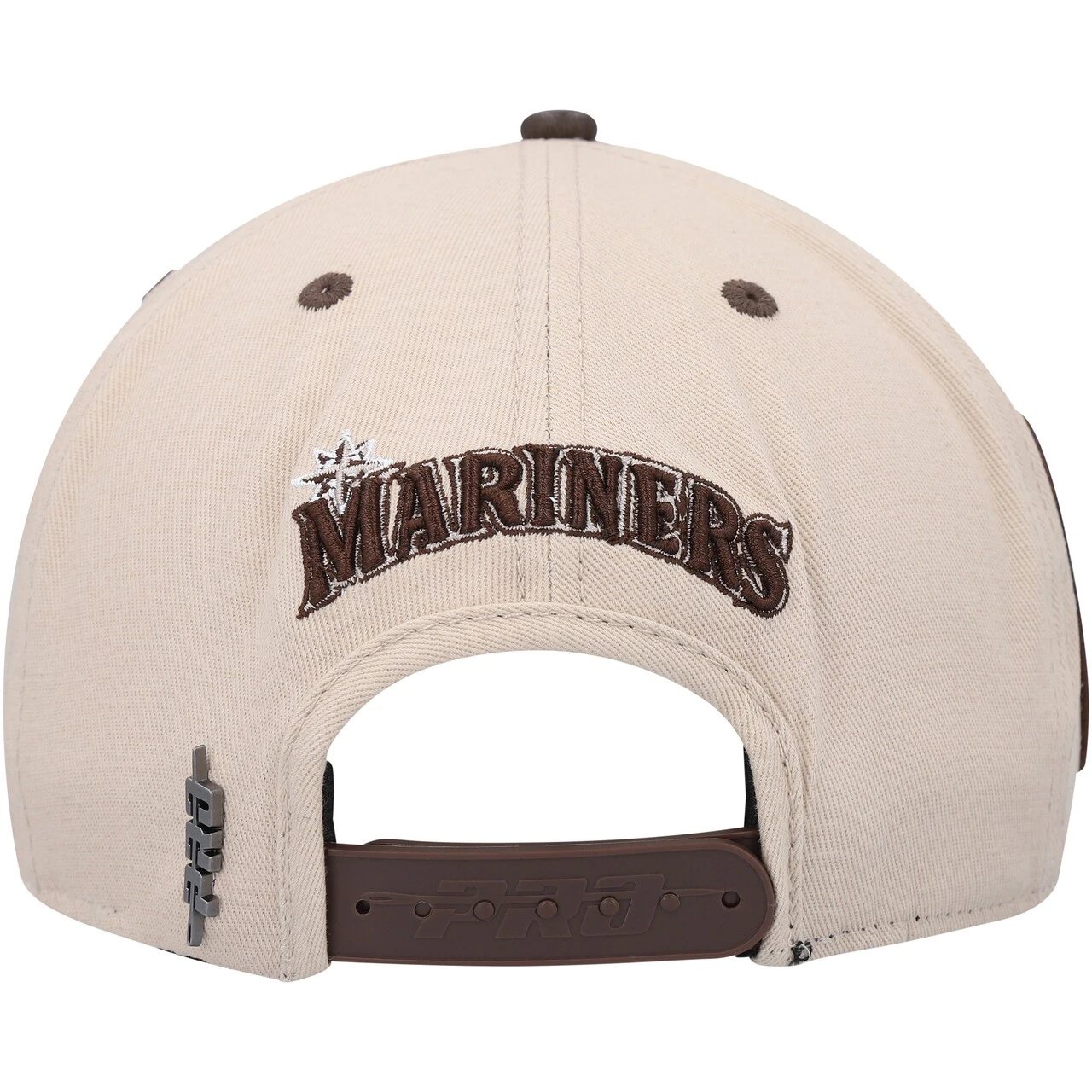 Men's Seattle Mariners Pro Standard White/Brown Chocolate Ice Cream Drip Snapback Hat 4 Men's Seattle Mariners Pro Standard White/Brown Chocolate Ice Cream Drip Snapback Hat - Image 4