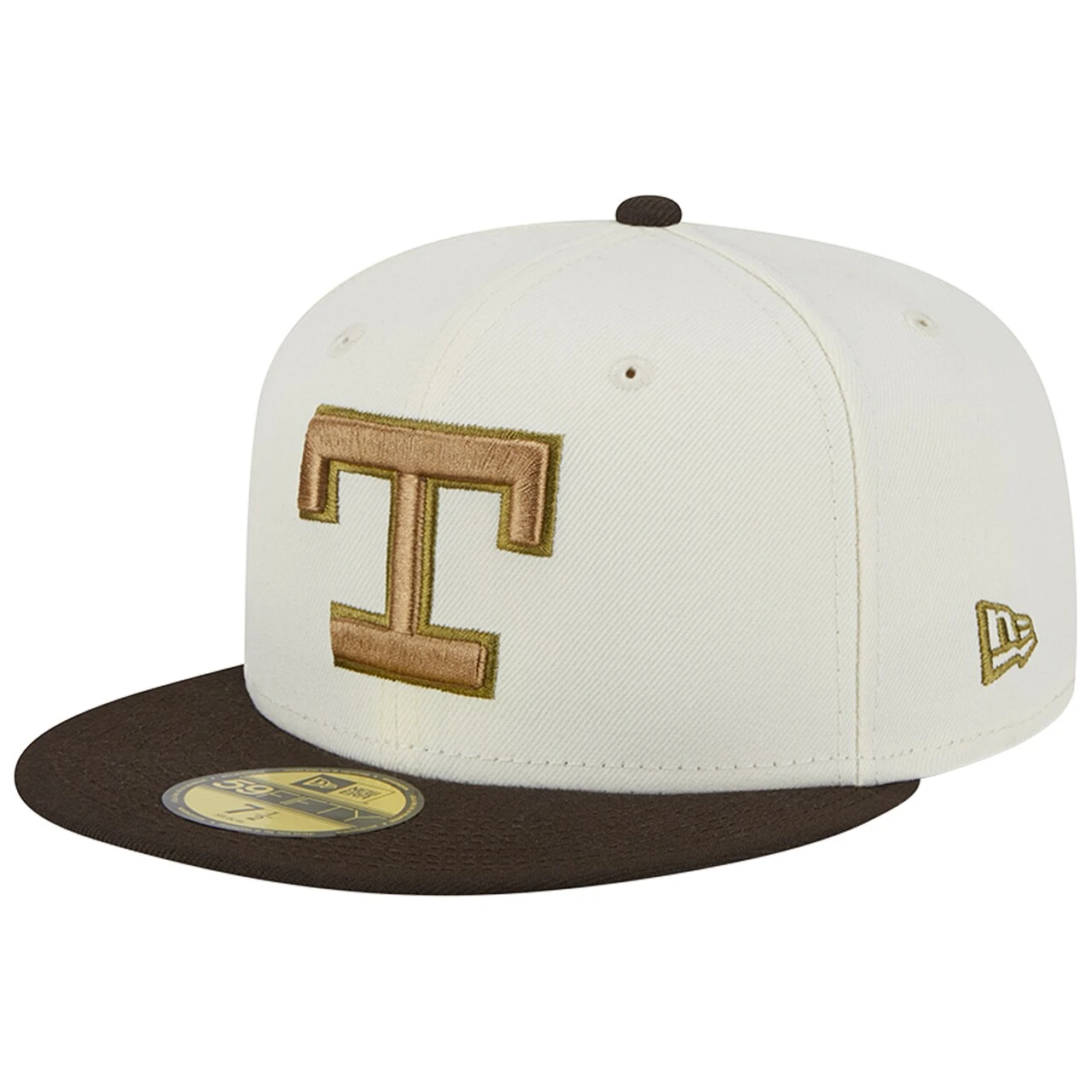 Men's Texas Rangers New Era White/Brown Arlington Stadium 59FIFTY Fitted Hat 3 Men's Texas Rangers New Era White/Brown Arlington Stadium 59FIFTY Fitted Hat - Image 3