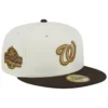 Men's Washington Nationals New Era White/Brown 2018 MLB All-Star Game 59FIFTY Fitted Hat