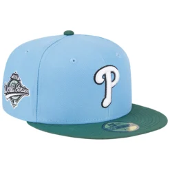 Men's Philadelphia Phillies New Era Sky Blue/Cilantro 1993 World Series 59FIFTY Fitted Hat