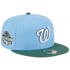 Men's Washington Nationals New Era Sky Blue/Cilantro 2018 MLB All-Star Game 59FIFTY Fitted Hat