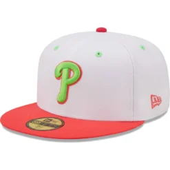 Men's Philadelphia Phillies New Era White/Coral Final Season At Veterans Stadium Strawberry Lolli 59FIFTY Fitted Hat -BaseballCap Hub Store coral philadelphia phillies final season at veterans stadium strawberry lolli 59fifty fitted hat ss5 p 4770965pv 3u yuwrxbavz8fqc40vcikev kyqpjgcbahnmzrfizpsi