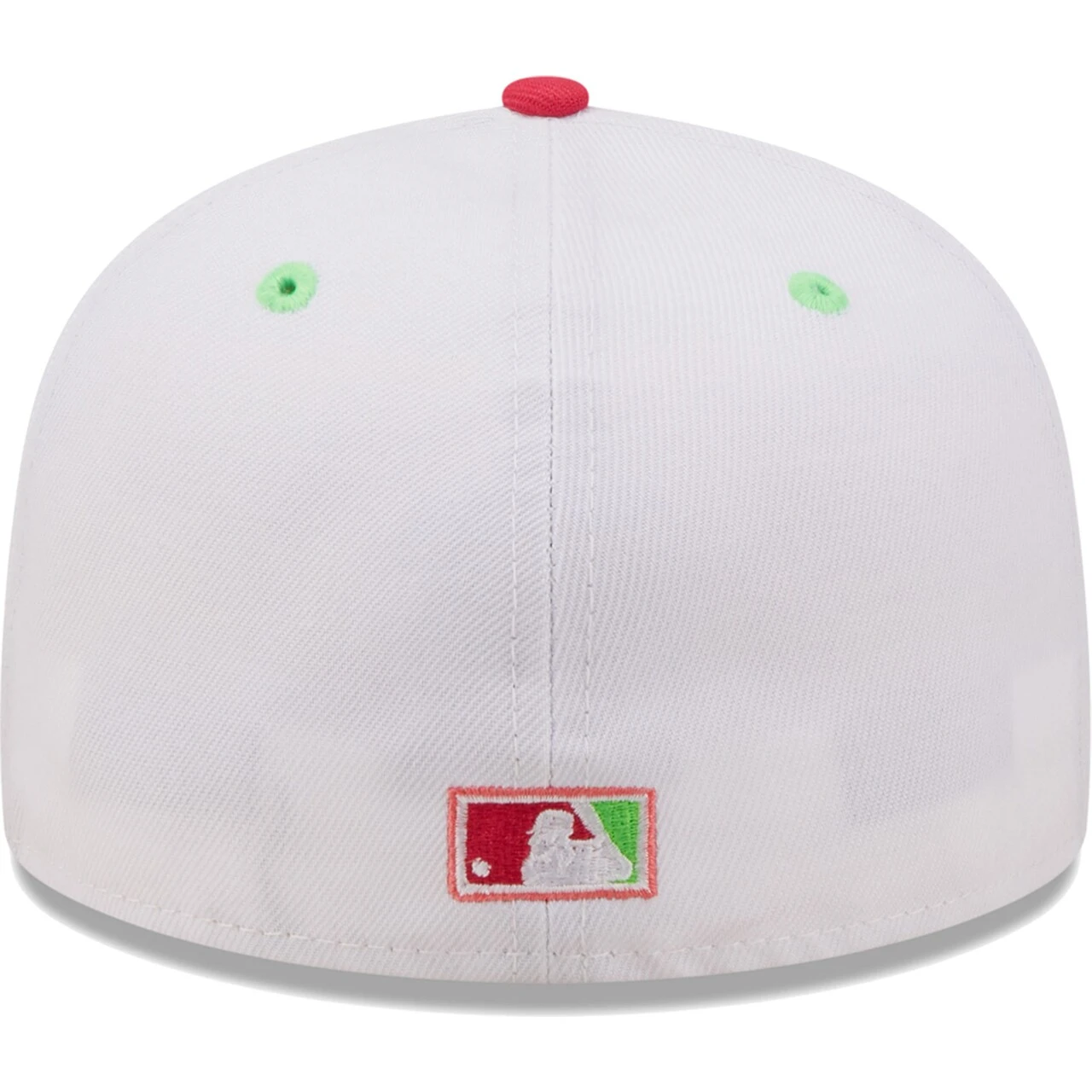 Men's Pittsburgh Pirates New Era White/Coral Final Season At Three Rivers Stadium Strawberry Lolli 59FIFTY Fitted Hat 4 Men's Pittsburgh Pirates New Era White/Coral Final Season At Three Rivers Stadium Strawberry Lolli 59FIFTY Fitted Hat - Image 4
