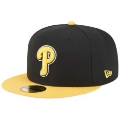 Men's Philadelphia Phillies New Era Black/Gold 59FIFTY Fitted Hat -BaseballCap Hub Store gold philadelphia phillies 59fifty fitted hat ss5 p 200015984pv 3u gldfjgpbfexo4t99ccehv dls0grxnuaf7igppthba