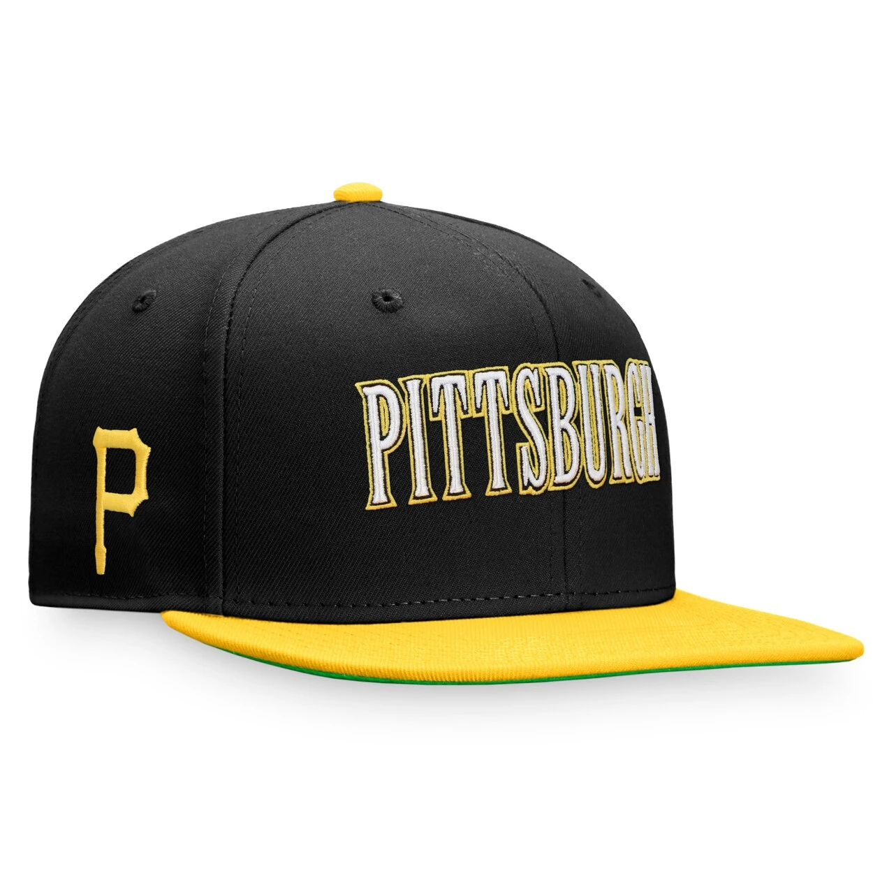 Men's Pittsburgh Pirates Fanatics Branded Black/Gold True Classic XL Snapback Hat 1 Men's Pittsburgh Pirates Fanatics Branded Black/Gold True Classic XL Snapback Hat