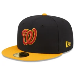 Men's Washington Nationals New Era Navy/Gold Primary Logo 59FIFTY Fitted Hat -BaseballCap Hub Store gold washington nationals primary logo 59fifty fitted hat ss5 p 4937496pv 3u khfi1rmf5bzp0xgihrflv 4tmkl09ztgjsxnjuc7h0