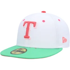Men's Texas Rangers New Era White/Green 40th Anniversary Watermelon Lolli 59FIFTY Fitted Hat -BaseballCap Hub Store green texas rangers 40th anniversary watermelon lolli 59fifty fitted hat ss5 p 4784169pv 3u sl06erm1traud9iiobepv kmlf1kf68hiqharbdl5s