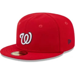 Infant Washington Nationals New Era Red My First 59FIFTY Fitted Hat