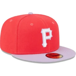 Men's Pittsburgh Pirates New Era Red/Lavender Spring Color Two-Tone 59FIFTY Fitted Hat -BaseballCap Hub Store lavender pittsburgh pirates spring color two tone 59fifty fitted hat ss5 p 5000259pv 3u 2ikq4srviuwgcncb8jlzv yzffbvmwwbxtuuhvqhla