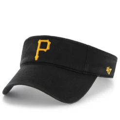 Men's Pittsburgh Pirates '47 Black Clean Up Adjustable Visor
