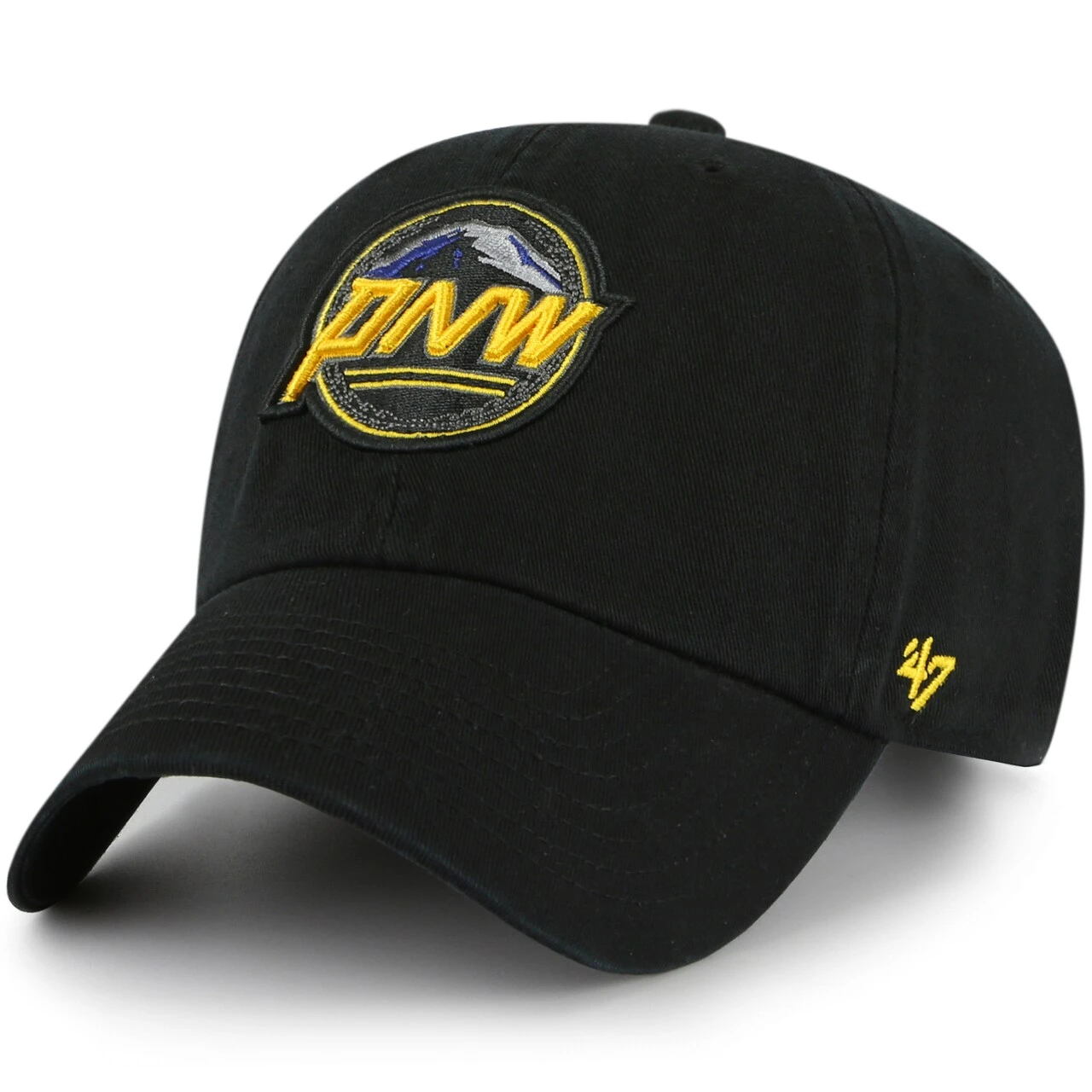 Men's Seattle Mariners '47 Black 2023 City Connect Clean Up Adjustable Hat 1 Men's Seattle Mariners '47 Black 2023 City Connect Clean Up Adjustable Hat