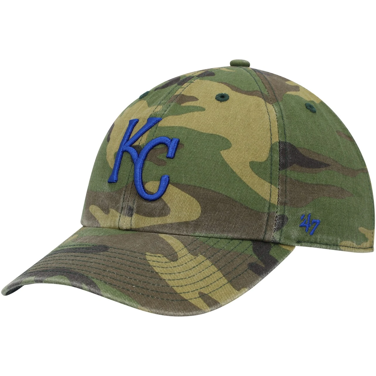 Men's Kansas City Royals '47 Camo Clean Up Adjustable Hat 1 Men's Kansas City Royals '47 Camo Clean Up Adjustable Hat