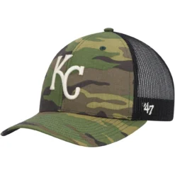 Men's Kansas City Royals '47 Camo Trucker Snapback Hat