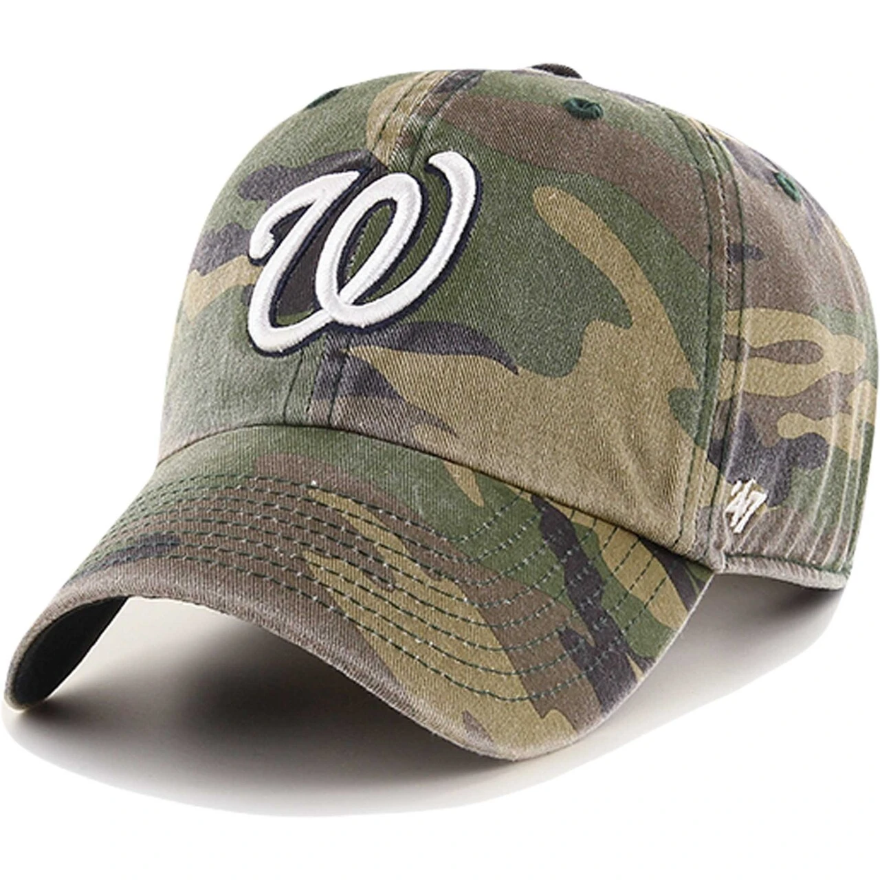 Men's Washington Nationals '47 Camo Team Clean Up Adjustable Hat 1 Men's Washington Nationals '47 Camo Team Clean Up Adjustable Hat
