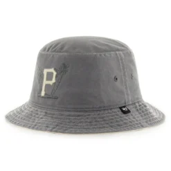 Men's Pittsburgh Pirates '47 Charcoal Trailhead Bucket Hat