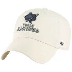 Men's Texas Rangers '47 Cream 2023 City Connect Clean Up Adjustable Hat