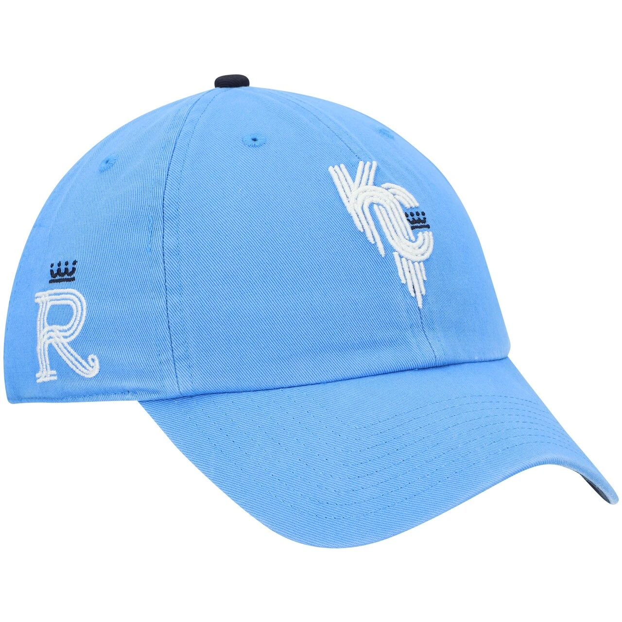 Men's Kansas City Royals '47 Light Blue Area Code City Connect Clean Up Adjustable Hat 1 Men's Kansas City Royals '47 Light Blue Area Code City Connect Clean Up Adjustable Hat