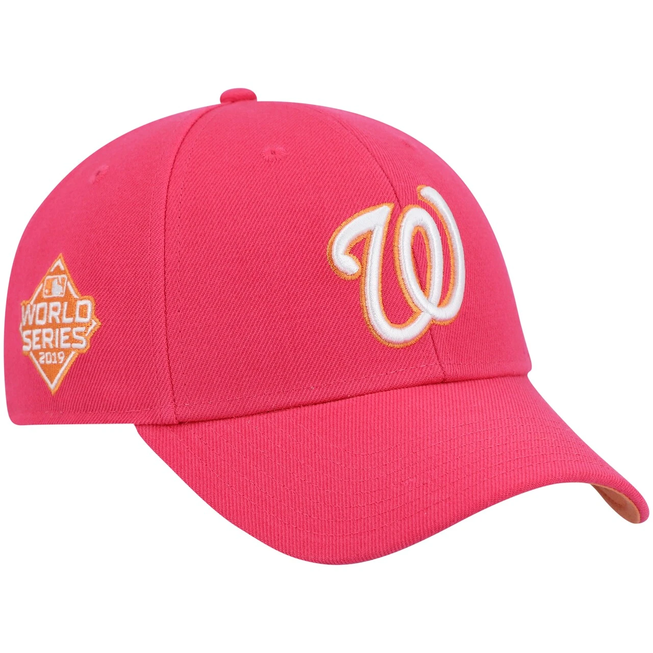 Men's Washington Nationals '47 Magenta 2019 World Series Mango Undervisor MVP Snapback Hat 1 Men's Washington Nationals '47 Magenta 2019 World Series Mango Undervisor MVP Snapback Hat