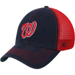 Men's Washington Nationals '47 Navy Trawler Clean Up Trucker Hat