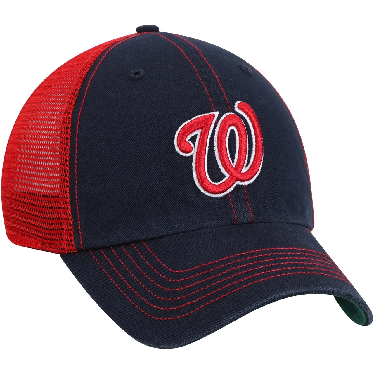 Men's Washington Nationals '47 Navy Trawler Clean Up Trucker Hat 3 Men's Washington Nationals '47 Navy Trawler Clean Up Trucker Hat - Image 3