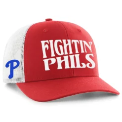 Men's Philadelphia Phillies '47 Red Fighting Phils Trucker Snapback Hat
