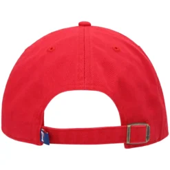 Men's Texas Rangers '47 Red Clean Up Team Adjustable Hat 7 Men's Texas Rangers '47 Red Clean Up Team Adjustable Hat -BaseballCap Hub Store mens 47 red texas rangers clean up team adjustable hat pi4716000 altimages ff 4716280 8e71e88129d109d9c446alt4 full