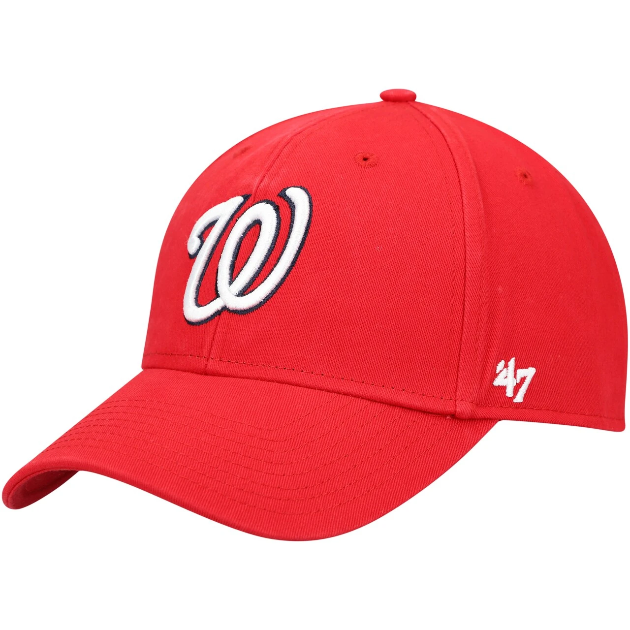 Men's Washington Nationals '47 Red Legend MVP Adjustable Hat 1 Men's Washington Nationals '47 Red Legend MVP Adjustable Hat