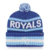 Men's Kansas City Royals '47 Royal Bering Cuffed Knit Hat With Pom