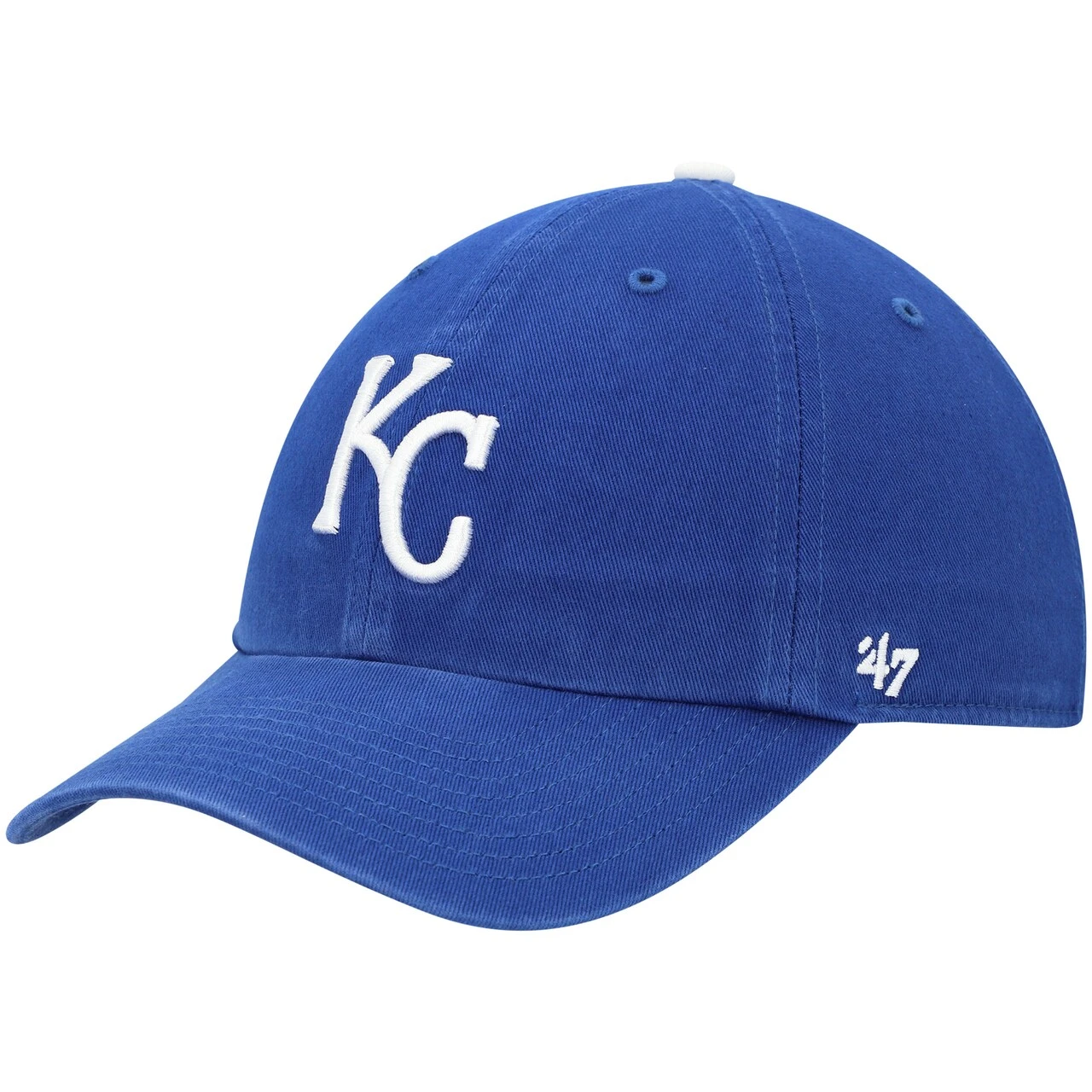 Men's Kansas City Royals '47 Royal Clean Up Adjustable Hat 1 Men's Kansas City Royals '47 Royal Clean Up Adjustable Hat