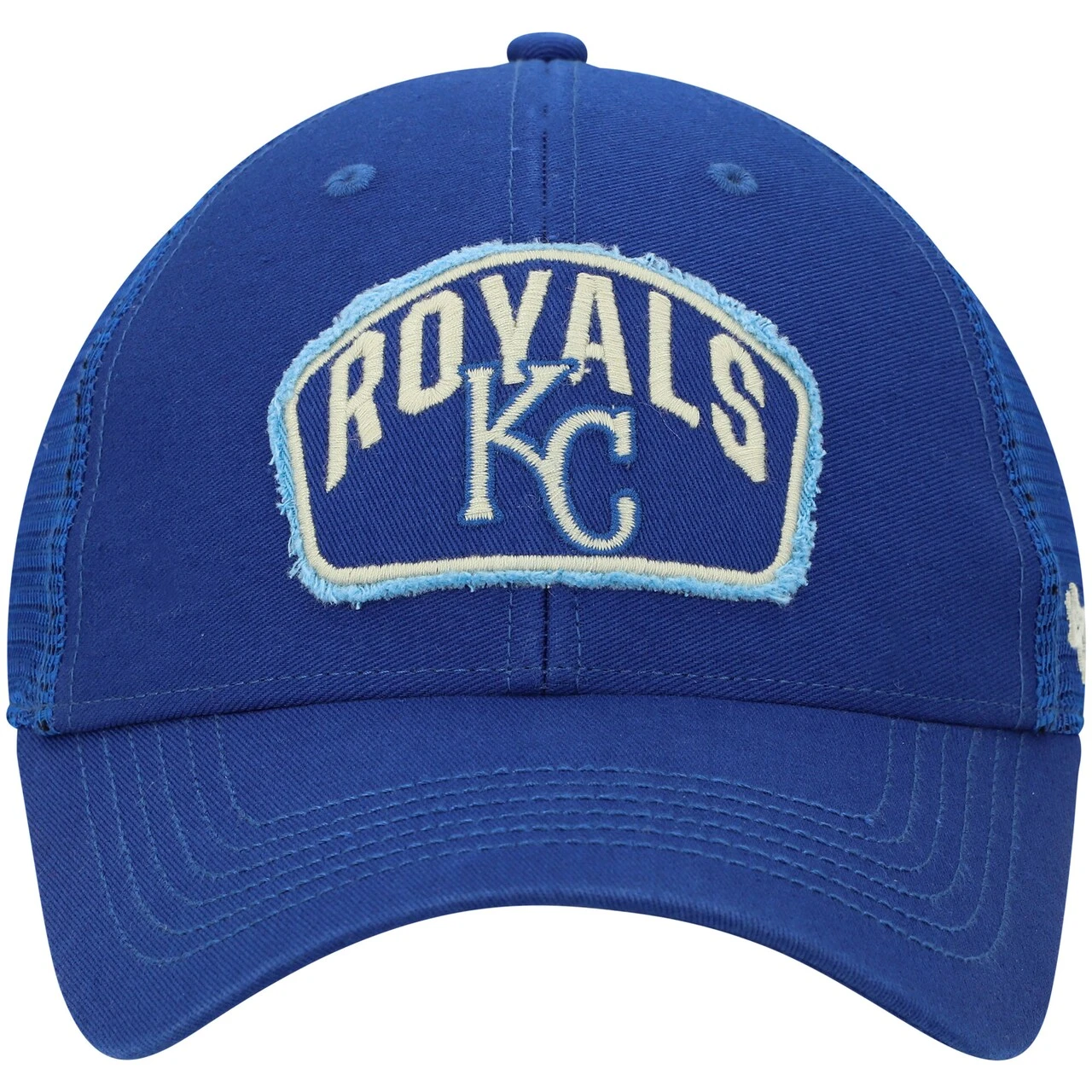 Men's Kansas City Royals '47 Royal Cledus MVP Trucker Snapback Hat 2 Men's Kansas City Royals '47 Royal Cledus MVP Trucker Snapback Hat - Image 2