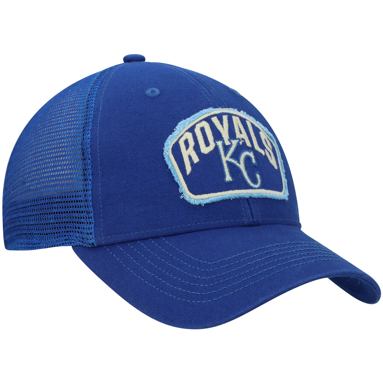 Men's Kansas City Royals '47 Royal Cledus MVP Trucker Snapback Hat 3 Men's Kansas City Royals '47 Royal Cledus MVP Trucker Snapback Hat - Image 3