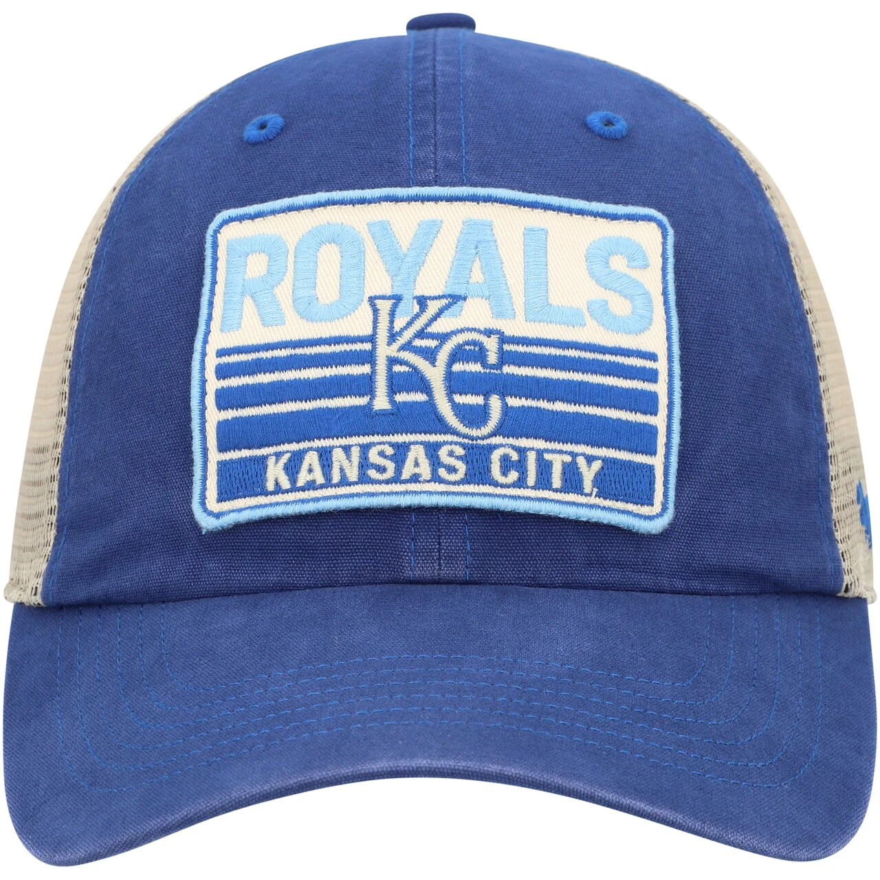 Men's Kansas City Royals '47 Royal Four Stroke Clean Up Trucker Snapback Hat 2 Men's Kansas City Royals '47 Royal Four Stroke Clean Up Trucker Snapback Hat - Image 2