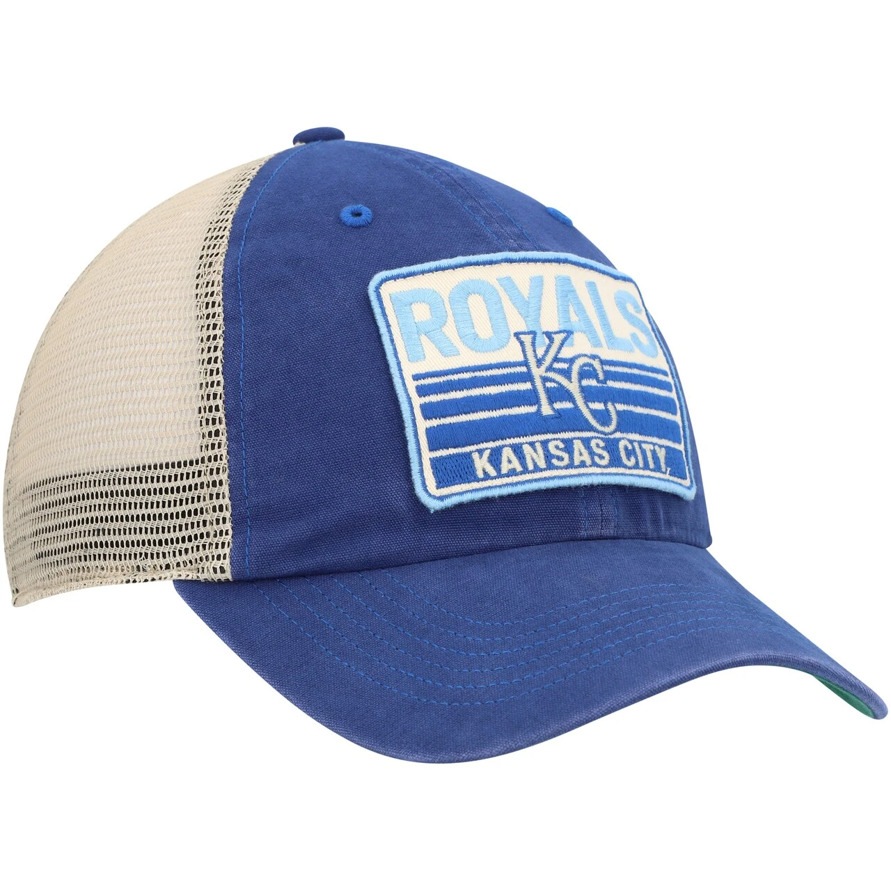 Men's Kansas City Royals '47 Royal Four Stroke Clean Up Trucker Snapback Hat 3 Men's Kansas City Royals '47 Royal Four Stroke Clean Up Trucker Snapback Hat - Image 3