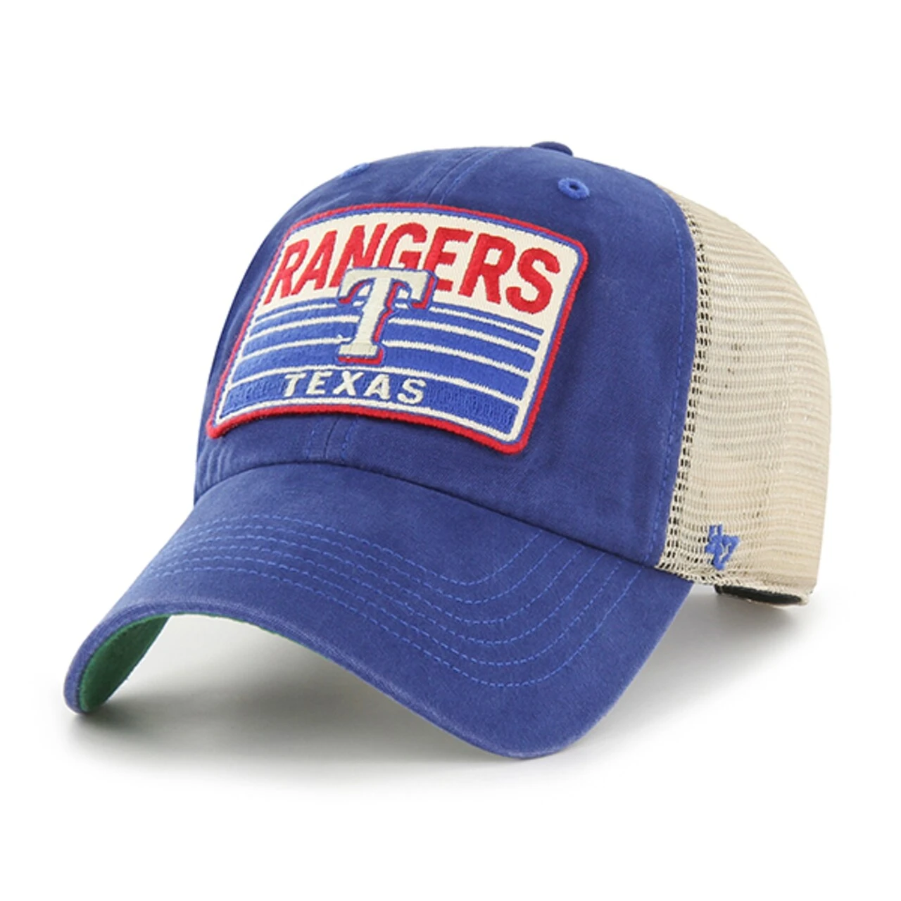 Men's Texas Rangers '47 Royal Four Stroke Clean Up Trucker Snapback Hat 1 Men's Texas Rangers '47 Royal Four Stroke Clean Up Trucker Snapback Hat