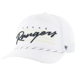Men's Texas Rangers '47 White 2023 City Connect Downburst Hitch Snapback Hat