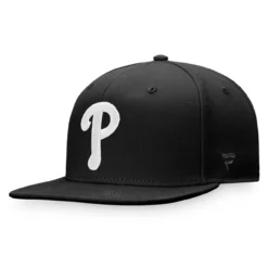 Men's Philadelphia Phillies Fanatics Branded Black Snapback Hat