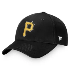 Men's Pittsburgh Pirates Fanatics Branded Black Core Adjustable Hat