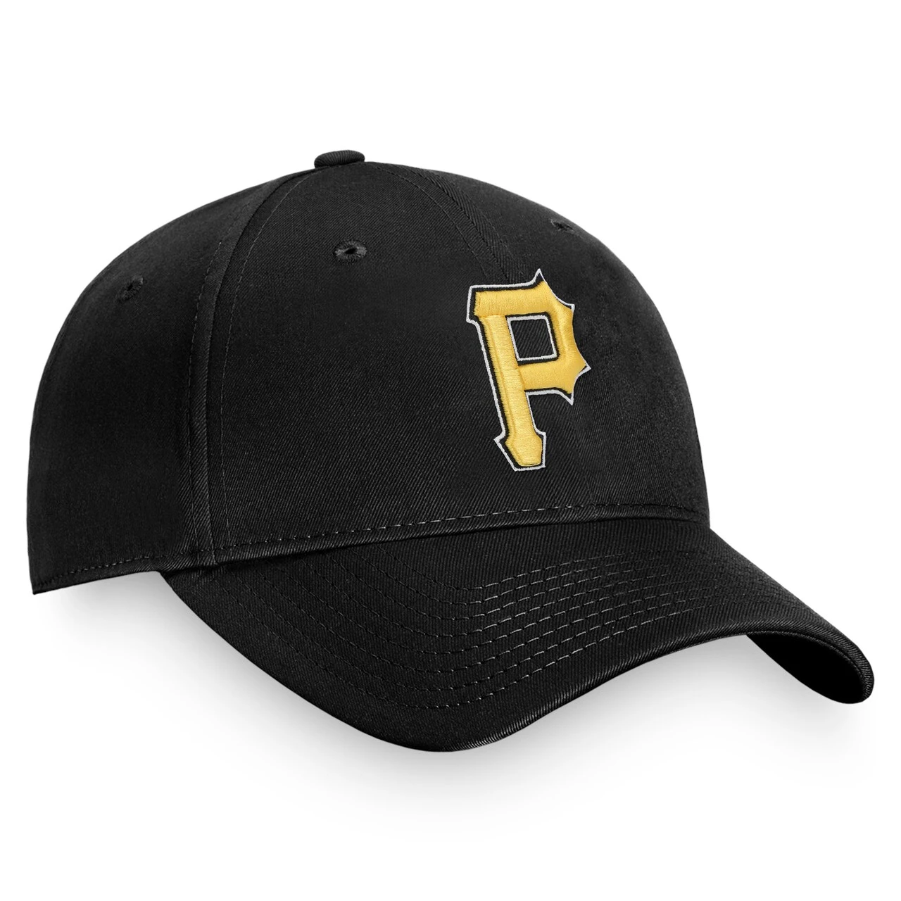 Men's Pittsburgh Pirates Fanatics Branded Black Core Adjustable Hat 3 Men's Pittsburgh Pirates Fanatics Branded Black Core Adjustable Hat - Image 3