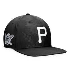 Men's Pittsburgh Pirates Fanatics Branded Black Iconic Tonal Camo Snapback Hat