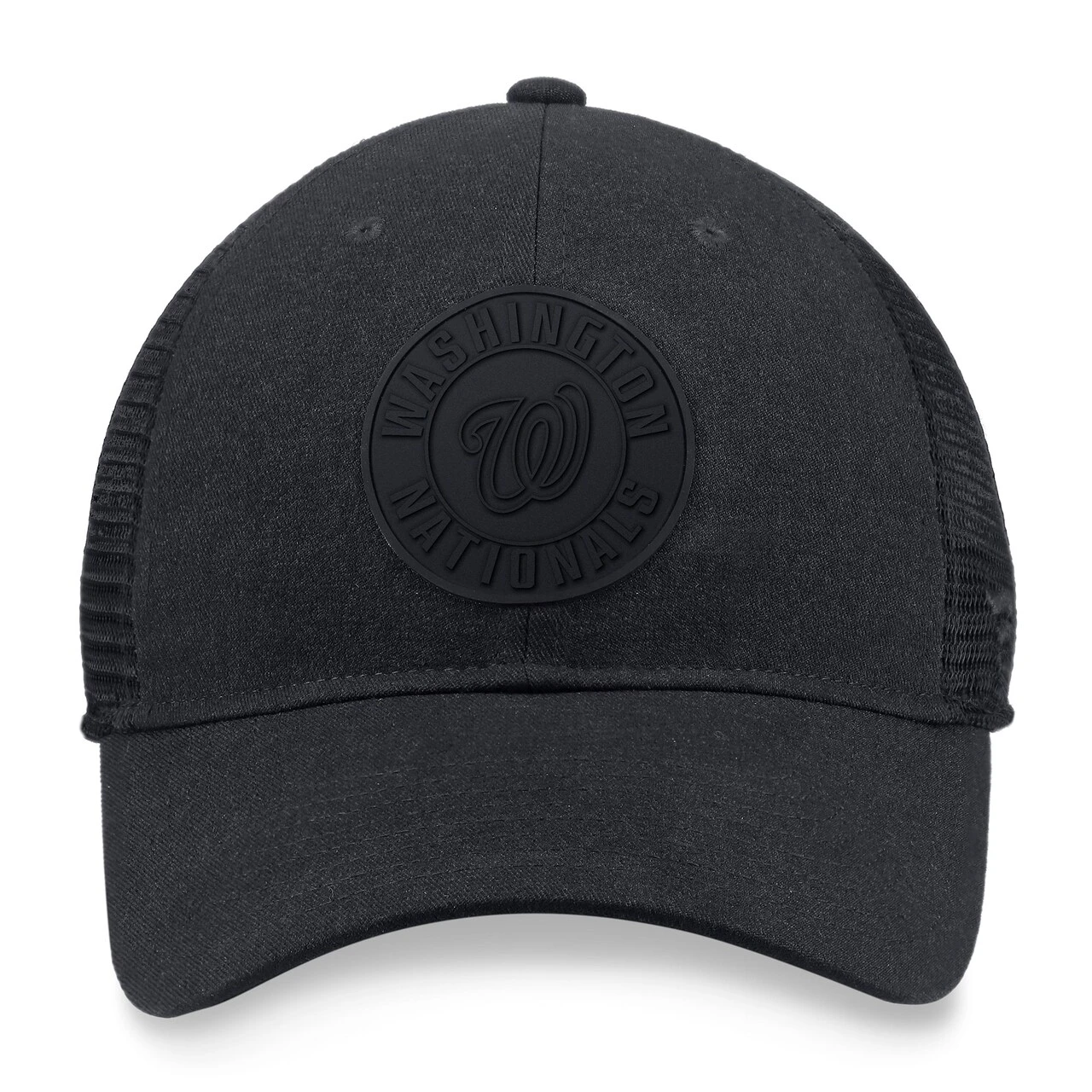 Men's Washington Nationals Fanatics Branded Black Team Haze Trucker Snapback Hat 2 Men's Washington Nationals Fanatics Branded Black Team Haze Trucker Snapback Hat - Image 2