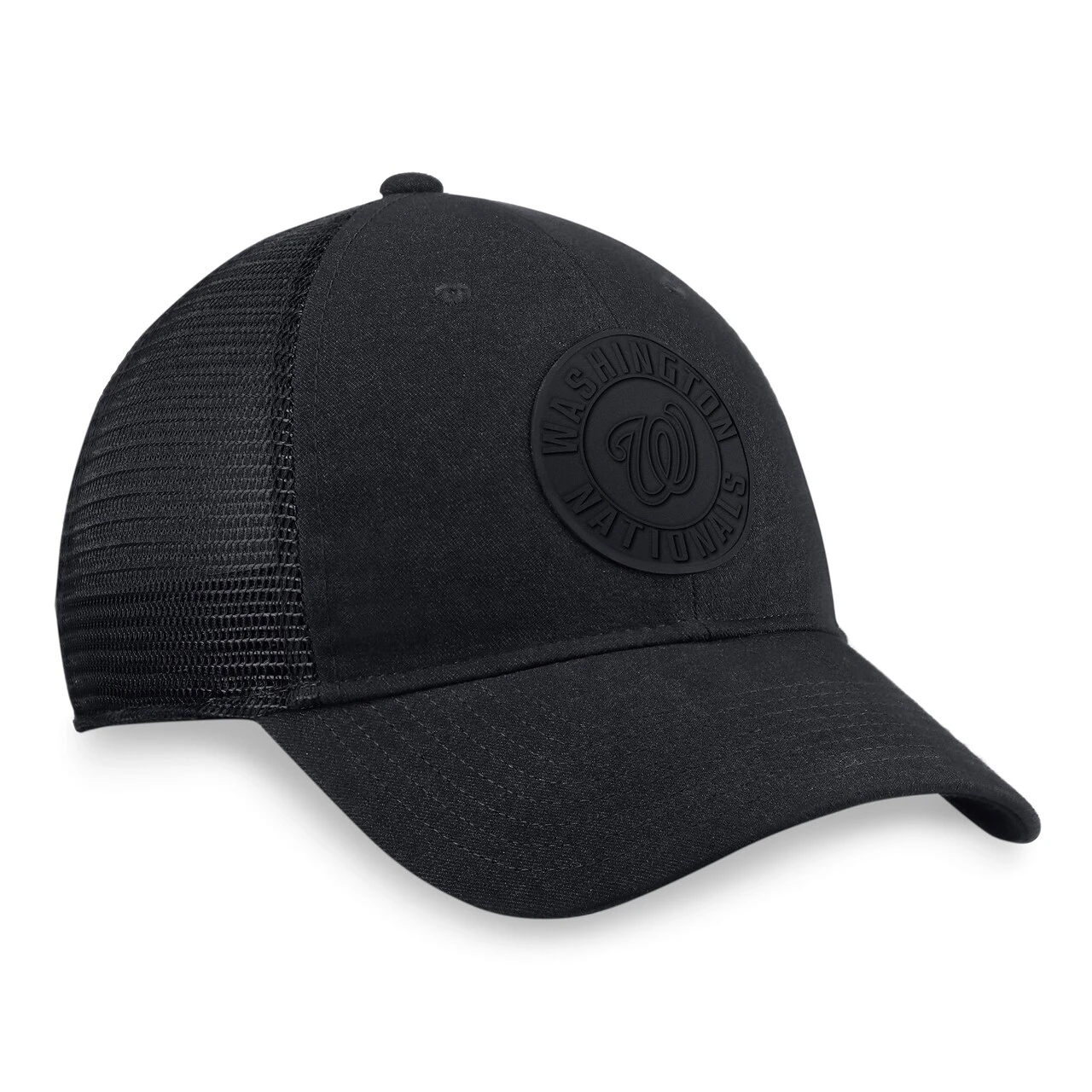 Men's Washington Nationals Fanatics Branded Black Team Haze Trucker Snapback Hat 3 Men's Washington Nationals Fanatics Branded Black Team Haze Trucker Snapback Hat - Image 3