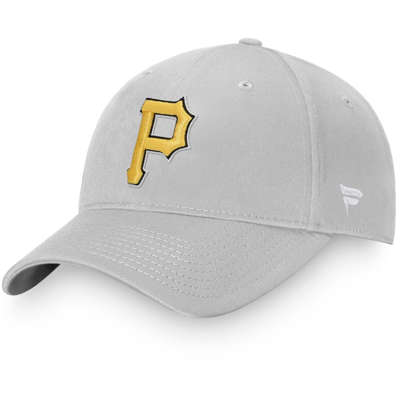 Men's Pittsburgh Pirates Fanatics Branded Gray Core Snapback Hat 1 Men's Pittsburgh Pirates Fanatics Branded Gray Core Snapback Hat