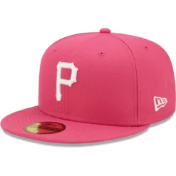 Men's Pittsburgh Pirates New Era Beetroot Logo 59FIFTY Fitted Hat